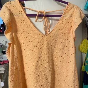 Ava & Viv eyelet blouse